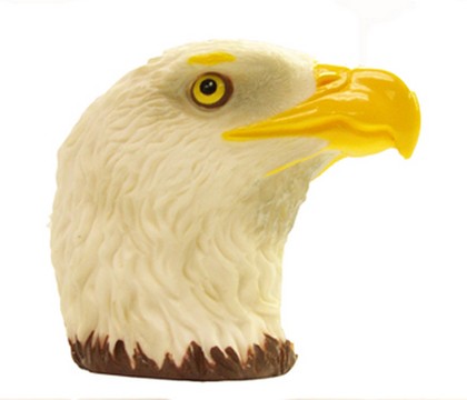 CIPA Bald Eagle Head Hitch Ball Cover - Click Image to Close